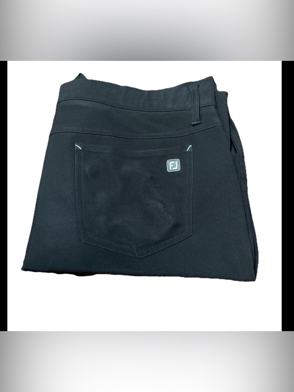 FootJoy Golf Pants Mens 38x32 Black Stretch Athletic Fit Performance FJ